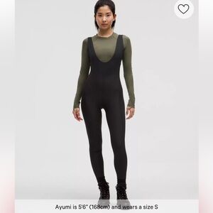 NWT Lululemon Ribbed Nulux Skiing Bodysuit